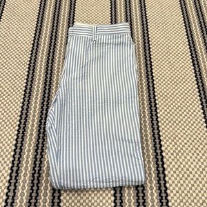 J.Crew Crewcuts Boys Ludlow Slim Adjustable Suit Seersucker Pants Size 8